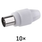 EMOS IEC csatlakozó A203R 10db/bliszter