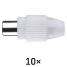 EMOS IEC csatlakozó A203R 10db/bliszter