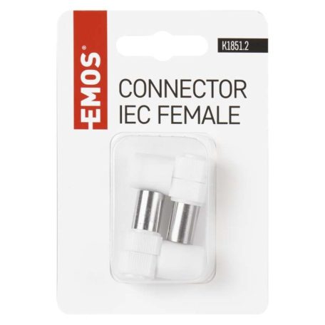 EMOS IEC csatlakozó ferde 2db/bliszter