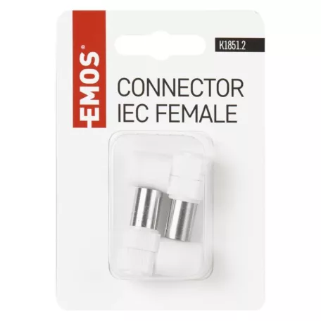 EMOS IEC csatlakozó ferde 2db/bliszter