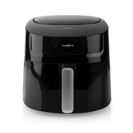 Nedis Deluxe XXXL prémium Olaj nélküli meleglevegős fritőz, 7,2 liter forrólevegős fritőz olaj nélküli sütő 1800w -s Airfryer extra kapacitású 1,4kg sültkrumpli