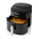 Nedis Deluxe XXXL prémium Olaj nélküli meleglevegős fritőz, 7,2 liter forrólevegős fritőz olaj nélküli sütő 1800w -s Airfryer extra kapacitású 1,4kg sültkrumpli