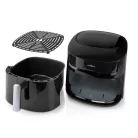 Nedis Deluxe XXXL prémium Olaj nélküli meleglevegős fritőz, 7,2 liter forrólevegős fritőz olaj nélküli sütő 1800w -s Airfryer extra kapacitású 1,4kg sültkrumpli