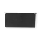 Hot Air Fryer kosár Elválasztó | Tapadásmentes bevonat | Mosogatógépben mosható | Fém | Fekete