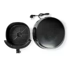 Nedis Deluxe XXL prémium Olaj nélküli meleglevegős fritőz, 4,6 liter forrólevegős fritőz olaj nélküli sütő 1500w -s Airfryer extra nagy kapacitású 1,2kg sültkrumpli 2022-s modell 24 hó garancia