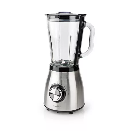 Álló turmixgép | 800 W | 1.5 l | Üveg | 2 Sebesség Beállítás | Ezüst / Fekete