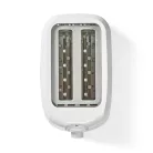 Kenyérpirító | 2 Bővítőhely | Barnítási szint: 6 | Fehér