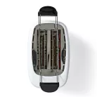 Kenyérpirító | 2 Szelet Kenyér | 2 Bővítőhely | Barnítási szint: 7 | Kiolvasztási lehetőség | Péksütemény tartó | Fehér