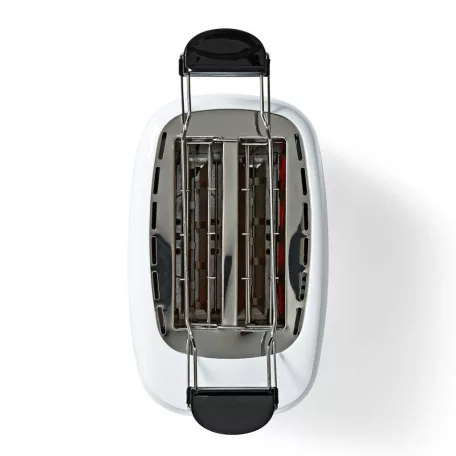 Kenyérpirító | 2 Szelet Kenyér | 2 Bővítőhely | Barnítási szint: 7 | Kiolvasztási lehetőség | Péksütemény tartó | Fehér