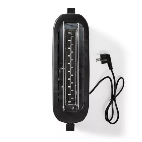 Kenyérpirító | Rozsdamentes Acél Széria | 2 Szelet Kenyér | 1 Hosszú Rés | Barnítási szint: 6 | Kiolvasztási lehetőség | Péksütemény tartó | Alumínium