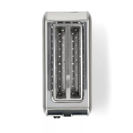 Kenyérpirító | 4 Szelet Kenyér | 2 Hosszú Rés | Barnítási szint: 7 | Kiolvasztási lehetőség | Alumínium / Ezüst