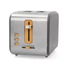 Kenyérpirító | Puha Borítás Széria | 2 Szelet Kenyér | 2 Bővítőhely | Barnítási szint: 6 | Kiolvasztási lehetőség | Szürke