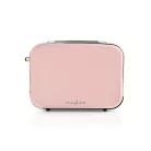 Kenyérpirító | Puha Borítás Széria | 2 Bővítőhely | Barnítási szint: 6 | Kiolvasztási lehetőség | Rózsaszín