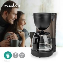   Nedis Kávéfőző 1,25L ,10 csészés professzionális termék -KACM150EBK Kávéfőző | Kávé filter | 1.25 l | 10 Csészék | Melegen tartó funkció | Fekete