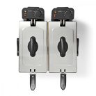 Nedis 2 x 3 literes, dupla kosaras olajsütő, 3600 W Olajsütő térfogat: 6 l | 3600 W | 90 °C | 190 °C kadf601fsr hagyományos olajsütő Zurrichberg zbp7626