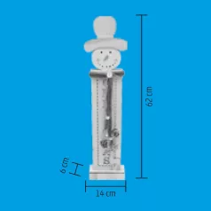 LED-es asztali dísz, hóember