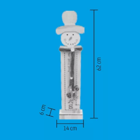 LED-es asztali dísz, hóember