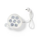 Tojásfőző | 7 tojás | Mérőedény | Figyelmeztető jel | Automatikus kikapcsolás | Fehér