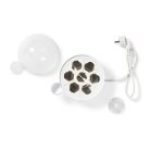 Tojásfőző | 7 tojás | Mérőedény | Figyelmeztető jel | Automatikus kikapcsolás | Fehér