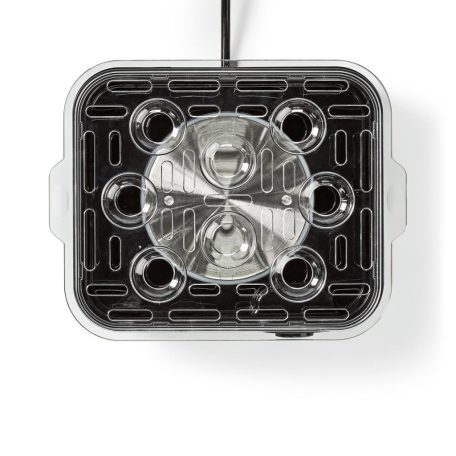 Tojásfőző | 8 tojás | Mérőedény | Alumínium / Fekete