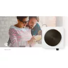 Elektromos főzőlap | Főzőzónák: 1 | 1000 W | Túlmelegedés elleni védelem | Fehér