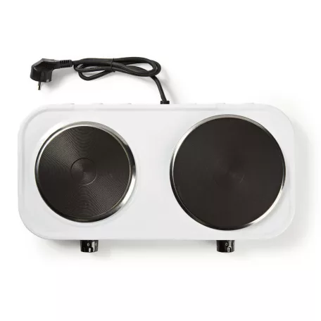 Elektromos főzőlap | Főzőzónák: 2 | 2500 W | Túlmelegedés elleni védelem | Fehér