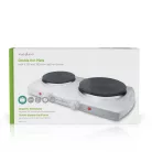 Elektromos főzőlap | Főzőzónák: 2 | 2300 W | Túlmelegedés elleni védelem | Fehér