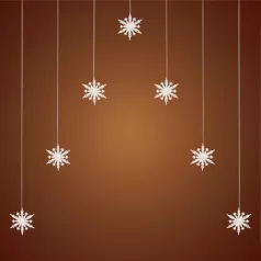   Home KAF7WW akril hópehely fényfüggöny, kül- és beltéri kivitel, 7 db melegfehér LED, szélesség 1,2 m