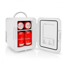   Hordozható mini hűtőszekrény | 4 l | 12 V DC / 100 - 240 V AC | Fehér