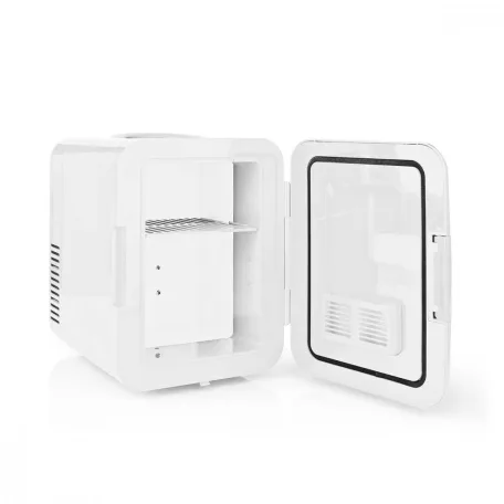 Hordozható mini hűtőszekrény | 4 l | 12 V DC / 100 - 240 V AC | Fehér