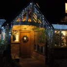 Home KAF 100L 3M LED-es fényfüggöny, 8 programos, 3 m, IP44, 230V