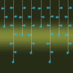   Home KAF 200L 10M/BL LED-es fényfüggöny, 8 programos, 10m, IP44, 230V