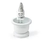 Kézi mixer | 200 W | 5 Sebesség Beállítás | Turbó funkció | Forgó Tál / 2 Habverő / 2 Tészta Tartó | Fehér / Szürke