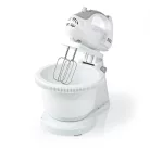 Kézi mixer | 200 W | 5 Sebesség Beállítás | Turbó funkció | Forgó Tál / 2 Habverő / 2 Tészta Tartó | Fehér / Szürke