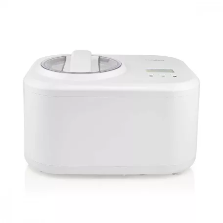 Nedis fagylalt készítő gép, Jégkrém készítő | 1.0 l | Fehér | Műanyag kompresszoros fagyasztó