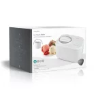 Nedis fagylalt készítő gép, Jégkrém készítő | 1.0 l | Fehér | Műanyag kompresszoros fagyasztó