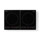 Indukciós Főzőlap | Főzőzónák: 2 | 3500 W | Túlmelegedés elleni védelem | Fekete | Időzítő | Turbó üzem | Gyerekzár