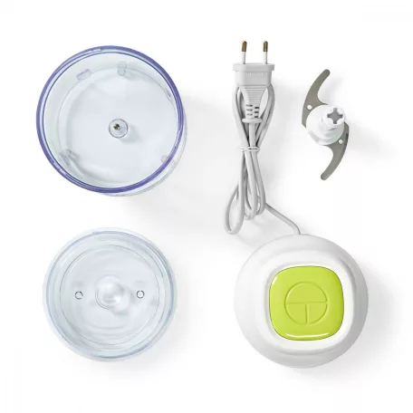 Nedis konyhai aprító Élelmiszer Aprító | 200 W | 0.5 l | Műanyag | 1 Sebesség Beállítás | Fehér