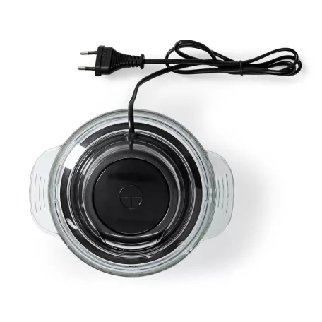 Élelmiszer Aprító | 500 W | 1 l | Üveg | 1 Sebesség Beállítás | Ezüst / Fekete