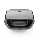 Több grillező | Grill / Sandwich / Waffle | 900 W | 28 x 15 cm | Automatikus hőmérséklet-szabályozással | Műanyag / Rozsdamentes Acél