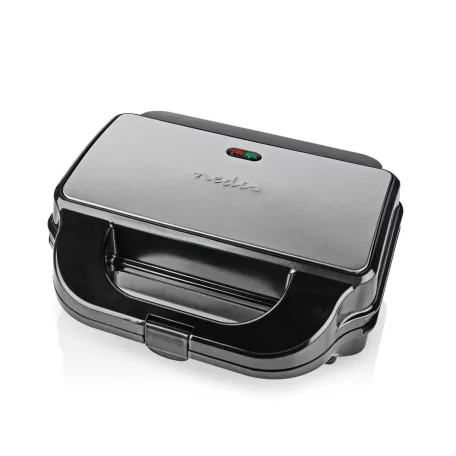 Több grillező | Grill / Sandwich / Waffle | 900 W | 28 x 15 cm | Automatikus hőmérséklet-szabályozással | Műanyag / Rozsdamentes Acél