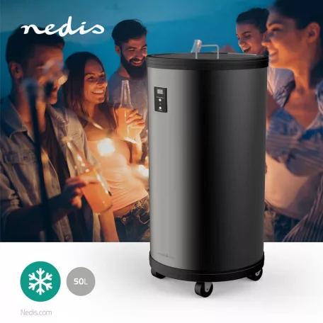 Party Hűtő | 50 l | 220 - 240 V AC 50 Hz | Szürke