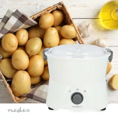   Krumplihámozó | 85 W | Kapacitás: 800 g | Műanyag | 2 Sebesség Beállítás | Fehér