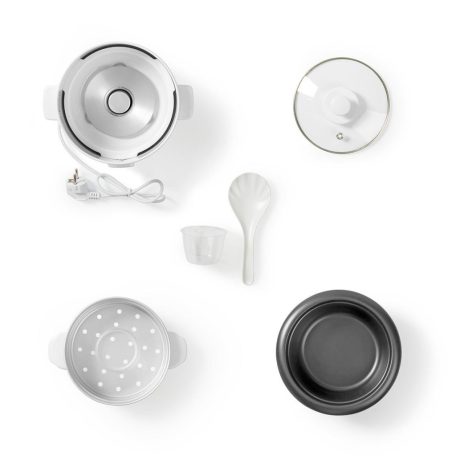 Rizsfőző | 0.6 l | 300 W | Alumínium gőzölő | Tapadásmentes bevonat | Kivehető tál | Automatikus kikapcsolás