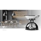 Konyhai mérleg | Analóg | Rozsdamentes Acél | Kivehető tál | Fekete