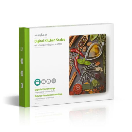 Konyhai mérleg | Digitális | Műanyag / Üveg | Többszínű