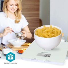   SmartLife konyhai mérleg | Bluetooth® | Műanyag / Üveg | Fehér