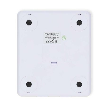 SmartLife konyhai mérleg | Bluetooth® | Műanyag / Üveg | Fehér