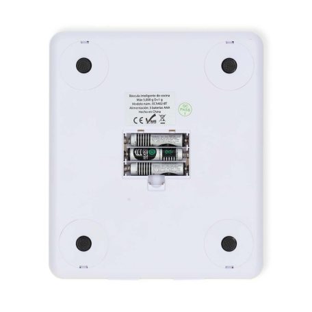 SmartLife konyhai mérleg | Bluetooth® | Műanyag / Üveg | Fehér