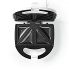 Szendvics készítő | 800 W | 20.5 x 12 cm | Műanyag